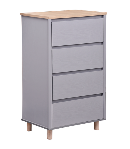 KARLSTARD CHEST 4 DRAWER 26134 GREY