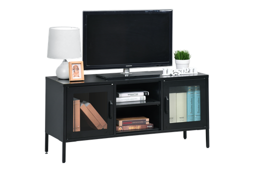 STEEL CABINET WITH GLASS AW1200